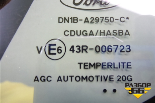 Стекло глухое правое заднее для Ford EcoSport с 2014г