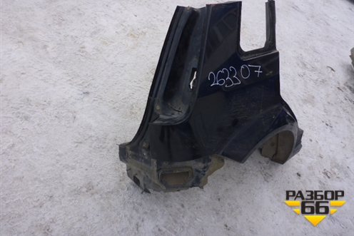 Крыло заднее правое (5-ти дверный кузов) для Ford Fiesta с 2001-2008г
