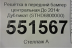 Решетка в передний бампер центральная До 2014г Дубликат (STHD68000G0) для Honda CR-V(RM) с 2012г