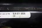 Накладка порога внутренняя переднего левого (в проём) (5JA071303A) для Skoda Rapid с 2013г