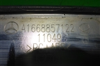 Накладка переднего бампера нижняя (AMG) (A1668857122) для Mercedes Benz ML-Klass W166 c 2011г