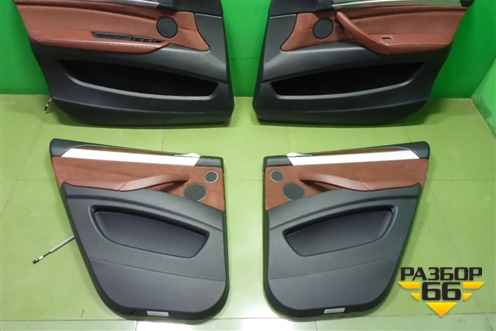 Сиденья комплект (в сборе с консолью и обшивками) для BMW X6 E71 с 2008-2014г