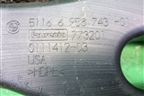 Воздуховод отопителя задний (51166958743) для BMW X6 E71 с 2008-2014г