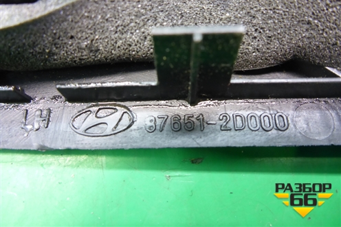 Накладка двери передней левой уголок (876512D000) для Hyundai Elantra 3 (XD) с 2000-2010г