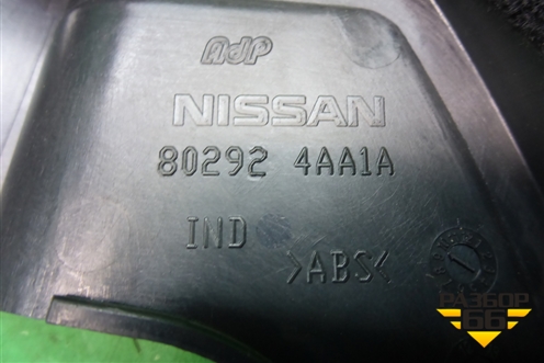 Накладка двери передней правой уголок (802924AA1A) для Nissan Almera G15 с 2012г