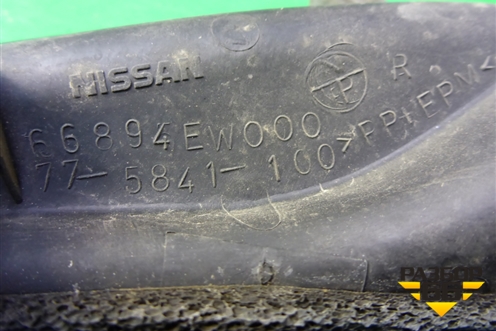 Молдинг лобового стекла правый (нижний уголок) (66894EW000) для Nissan Almera G15 с 2012г