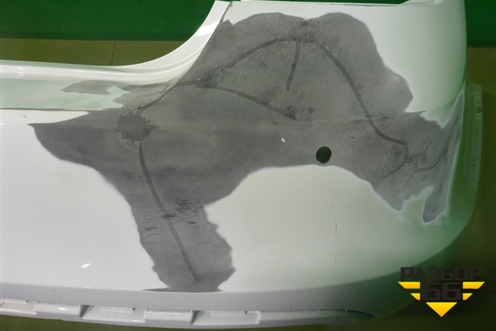 Бампер задний (под парктроник) (60U807421B) для Skoda Rapid с 2013г (Рапид)