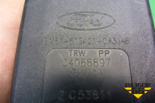 Замок ремня безопасности задний (BM51613K21CA3JA6) для Ford Focus 3 с 2011г