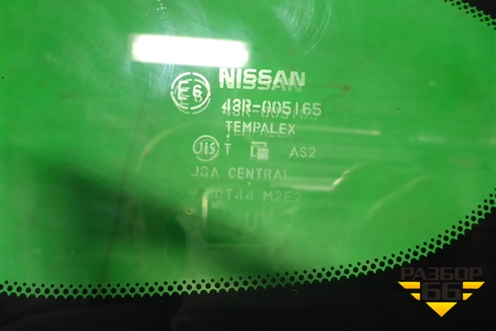 Стекло глухое левое для Nissan Almera G15 с 2012г