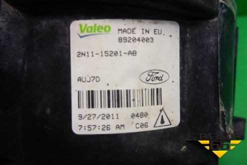 Фара противотуманная (2N1115201AB) для Ford Focus 3 с 2011г