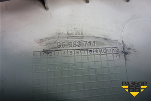 Обшивка стойки центральная верхняя левая (96983711) для Chevrolet Cruze c 2009-2015г