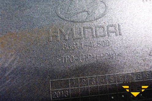 Бампер задний (после 2014г седан под парктроник) (866114L500) для Hyundai Solaris с 2010-2016г