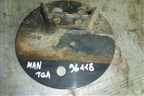 Площадка (под пневмоподушку) для MAN  TGA 4-Series  с 2000-2008г