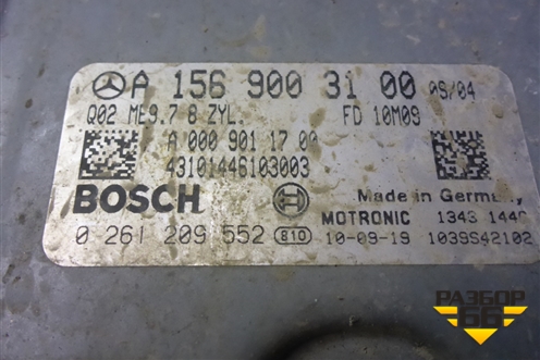 Блок управления двигателем (6.2л M156 АКПП) (A1569003100) (A0009011700) для Mercedes Benz ML-Klass W164 c 2005-2011г