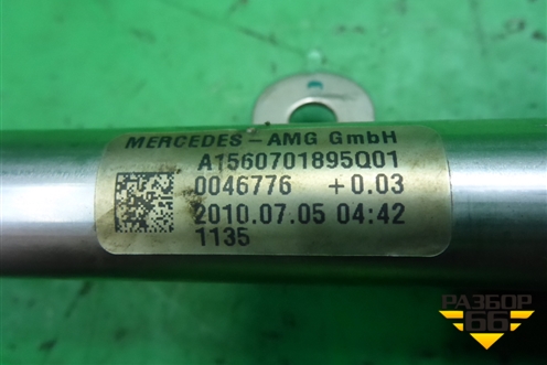 Рейка топливная рампа (6.2л M156) (A1560701895) для Mercedes Benz ML-Klass W164 c 2005-2011г