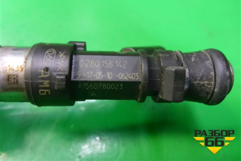 Форсунка инжекторная электрическая (6.2л M156) (A1560780023) для Mercedes Benz ML-Klass W164 c 2005-2011г