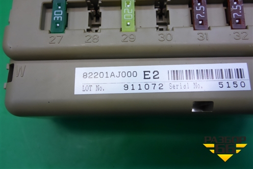 Блок предохранителей салонный (82201AJ000) для Subaru Legacy Outback (B14) с 2009-2014г