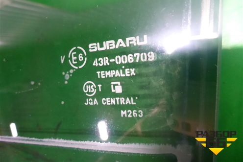 Стекло двери задней левой (штатная тонировка) для Subaru Legacy Outback (B14) с 2009-2014г