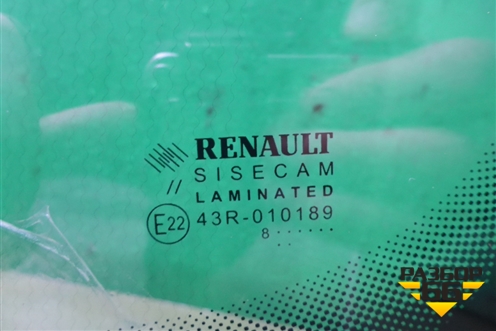 Стекло лобовое (с обогревом 2018г) для Renault Sandero с 2013-2022г