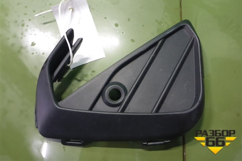 Накладка переднего бампера левая (под парктроник) (6N5853665A) для Volkswagen Polo с 2020г