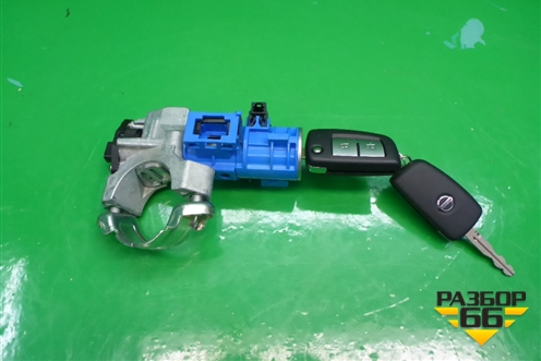 Замок зажигания (2 ключа) для Nissan Qashqai (J11E) с 2013г