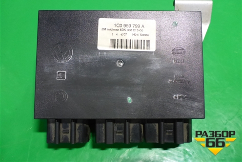 Блок комфорта (1C0959799A) для Skoda Octavia (А4) с 1997-2011г