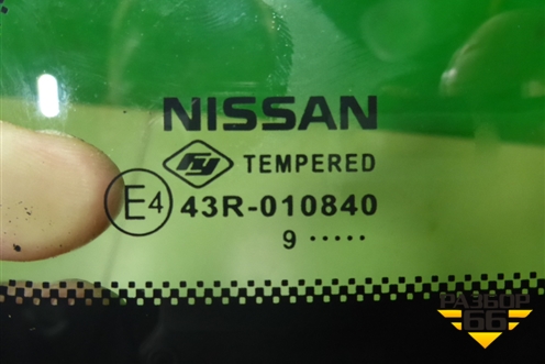 Стекло глухое правое (2019г) (833124EA0A) для Nissan Qashqai (J11E) с 2013г