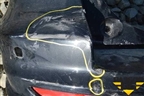 Бампер задний (после 2009г под парктроник) (71501SWAZZ00) для Honda CR-V(RE) с 2006-2012г