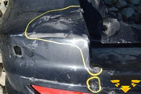 Бампер задний (после 2009г под парктроник) (71501SWAZZ00) для Honda CR-V(RE) с 2006-2012г
