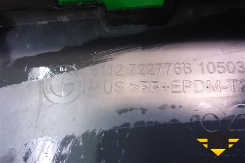 Юбка заднего бампера (после 2010г под парктроник) (51127227766) для BMW X5 E70 с 2007-2013г