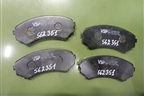 Колодки тормозные передние (MZ690580) для Mitsubishi Pajero/Montero с 2007г