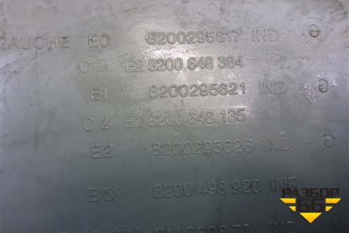 Обшивка двери задней левой под механику (до 2009г) (8200295617) для Renault Logan с 2004-2015г