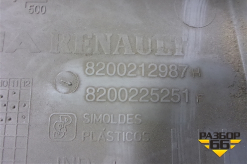 Обшивка стойки центральная левая (8200212987) для Renault Logan с 2004-2015г