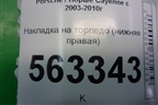 Накладка на торпедо (нижняя правая) (7L5858906) для Porsche Cayenne с 2003-2010г