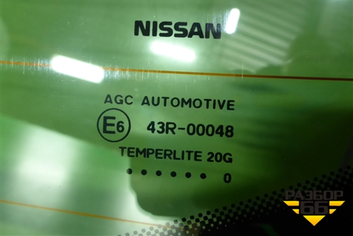 Стекло двери багажника для Nissan Qashqai (J11E) с 2013г
