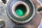Кулак поворотный передний левый для Nissan Qashqai (J10E) с 2006-2013г