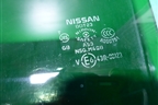 Стекло двери задней левой для Nissan Murano (Z51) с 2007-2015г