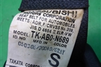 Ремень безопасности задний центральный для Mitsubishi Lancer-9  с 2003-2008г
