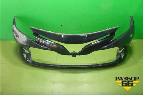 Бампер передний (до 2020г под парктроник и омыватели) (5211906E50) для Toyota Camry V70 с 2017г