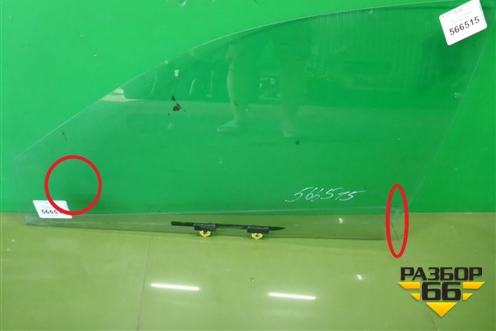 Стекло двери передней левой для Mitsubishi Lancer-9  с 2003-2008г