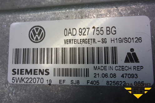 Блок управления раздаточной коробкой (0AD927755BG) для Volkswagen Touareg c 2002-2010г