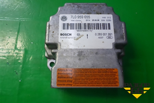 Блок управления AIR BAG (7L0959655) для Volkswagen Touareg c 2002-2010г