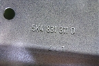Дверь передняя левая (5ти дверный кузов) (5K4831311D) для Volkswagen Golf VI с 2009-2012г
