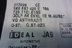 Обшивка багажника правая (5ти дверный кузов) (5K6867428E1BS) для Volkswagen Golf VI с 2009-2012г