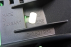 Накладка двери передней левой уголок (5K0837993) для Volkswagen Golf VI с 2009-2012г