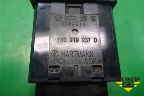 Выключатель пассажирской AIR BAG (1K0919237D) для Volkswagen Golf VI с 2009-2012г