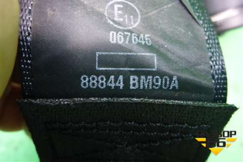 Ремень безопасности задний левый для Nissan Qashqai (J11E) с 2013г