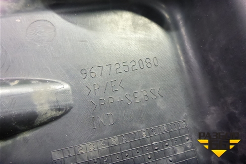 Дефлектор радиатора правый (9677252080) для Peugeot 408 с 2012г