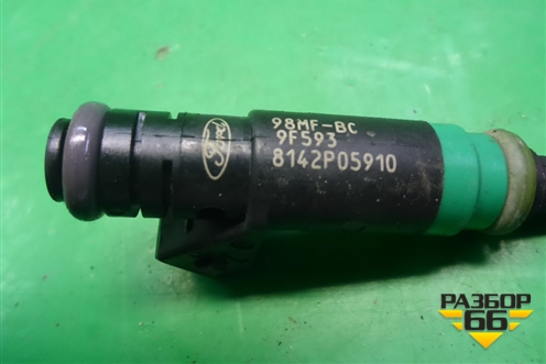 Форсунка инжекторная электрическая (1.4л FXJA) (98MFBC9F593) для Ford Fusion с 2002г