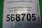 Обшивка двери задней правой под механику (8450000341) для VAZ Largus/Ларгус с 2012-2024г